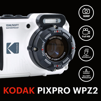 Kodak PIXPRO WPZ2 Waterproof Digital Camera for Adventure