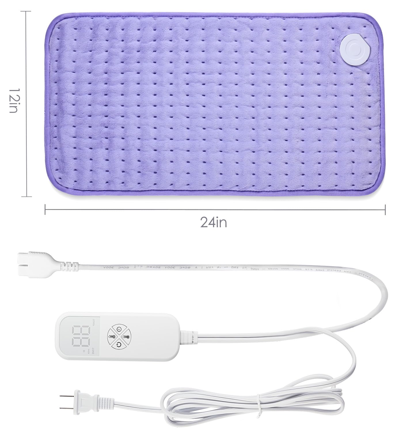 Electric Heating Pad for Back Pain Relief with Auto Off