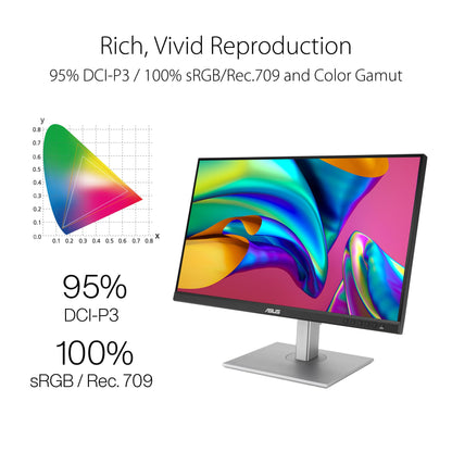ASUS ProArt 24 Inch Monitor with 100 Percent sRGB Accuracy