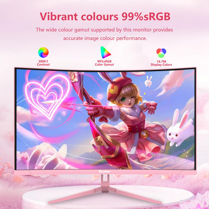 27 Inch IPS Gaming Monitor 100Hz Frameless 1080P HDMI