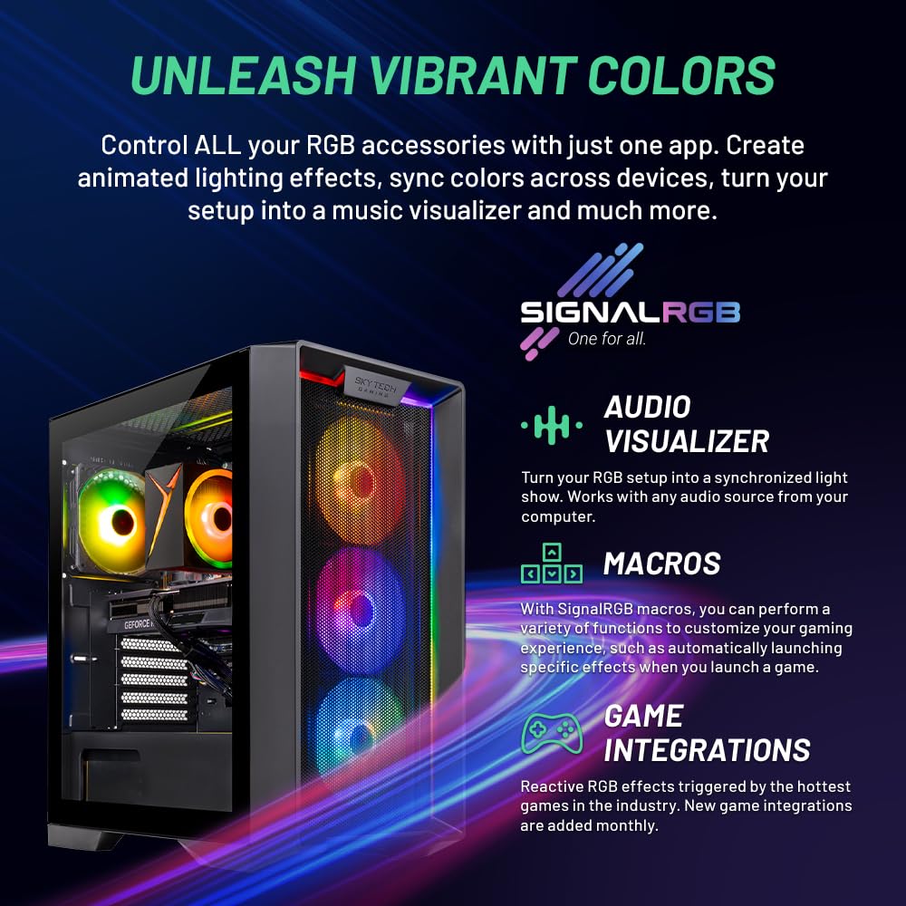 Skytech Nebula Gaming PC RTX 4060 Performance Boost