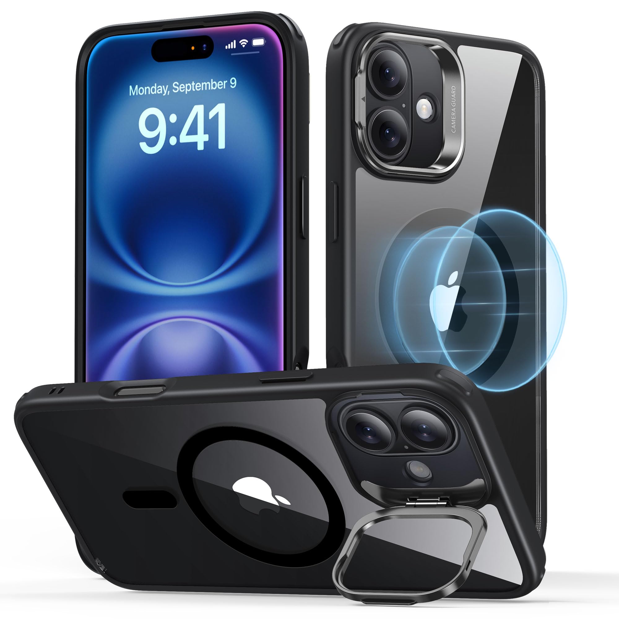Military-Grade Clear Case for iPhone 16 Pro Max
