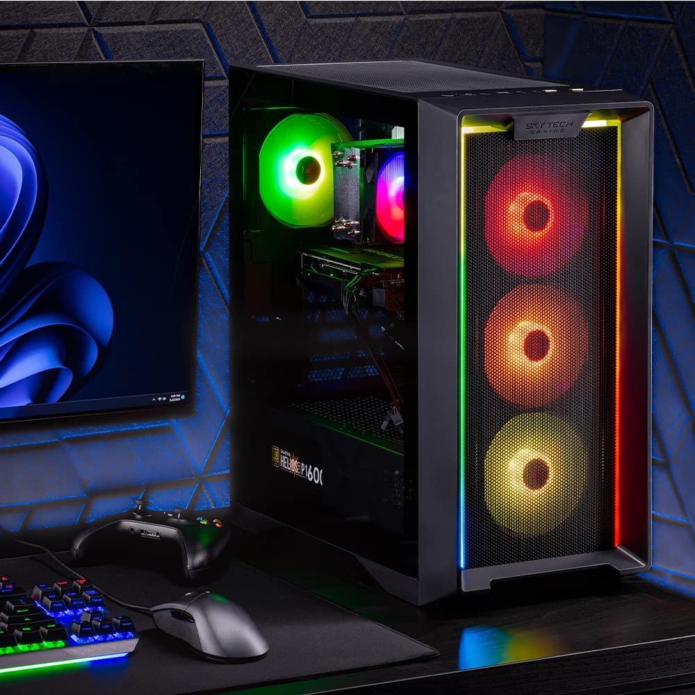 Skytech Nebula Gaming Desktop RTX 3050 Fast Performance