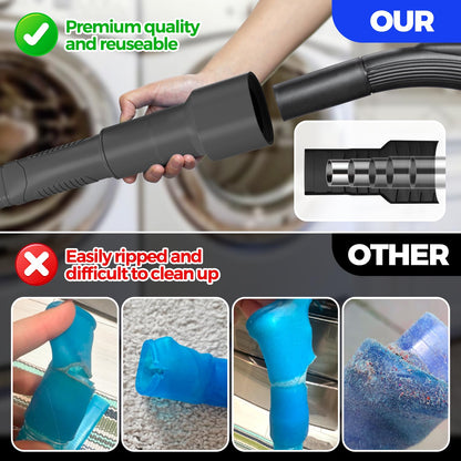 Holikme Dryer Vent Cleaning Kit Blue Lint Vacuum Attachment