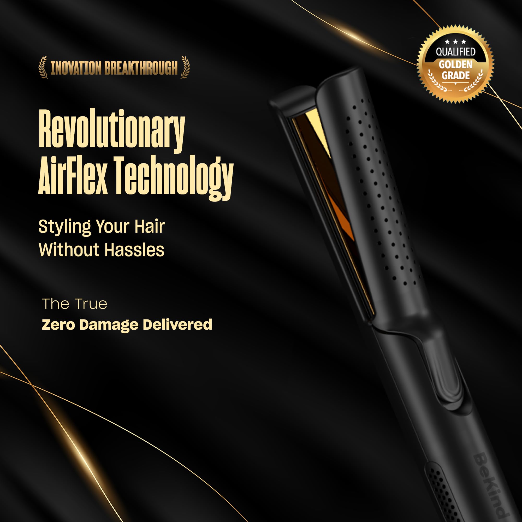 2 in 1 Hair Straightener and Curler for Effortless Styling