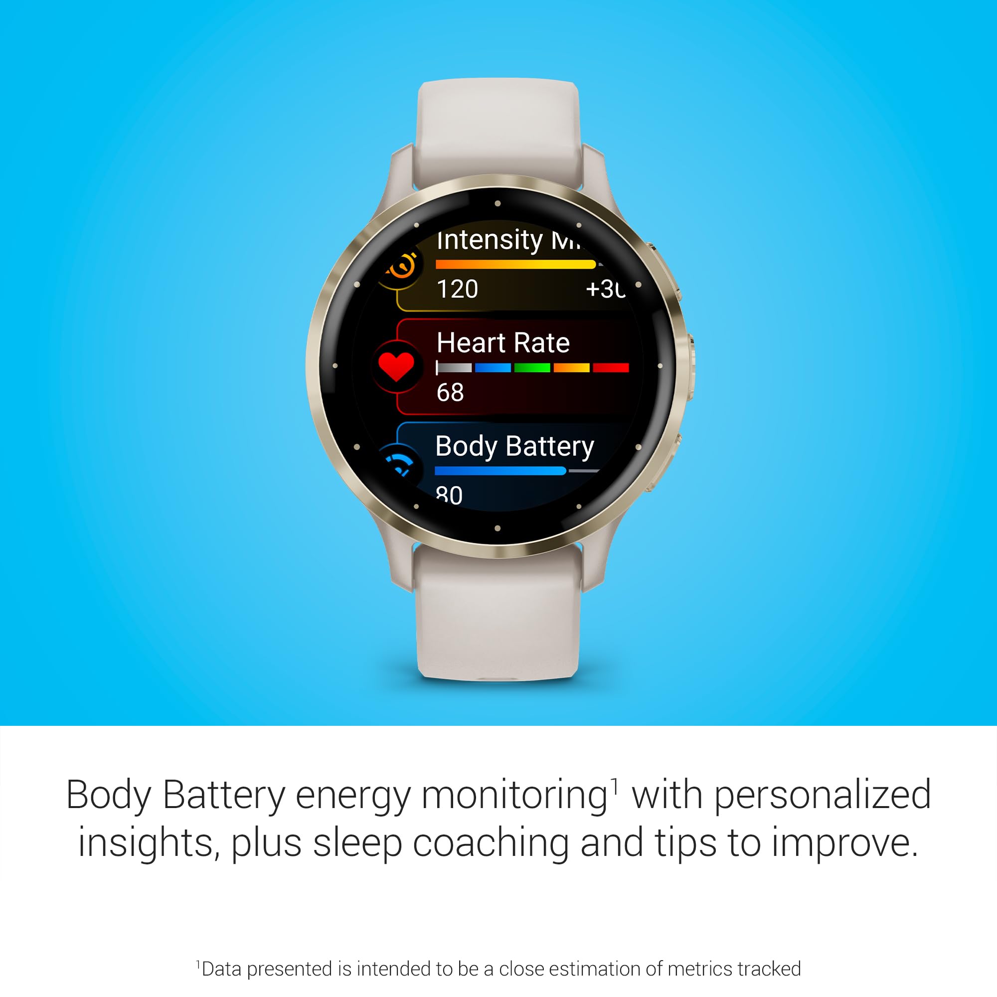 Garmin Venu 3S Smartwatch AMOLED Display Long Battery Life