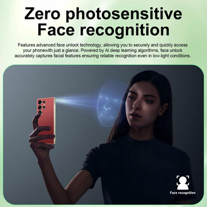 MMY I25 Ultra Unlocked Phone Built In Pen 6.99in 16GB 512GB Android 14 5G Green