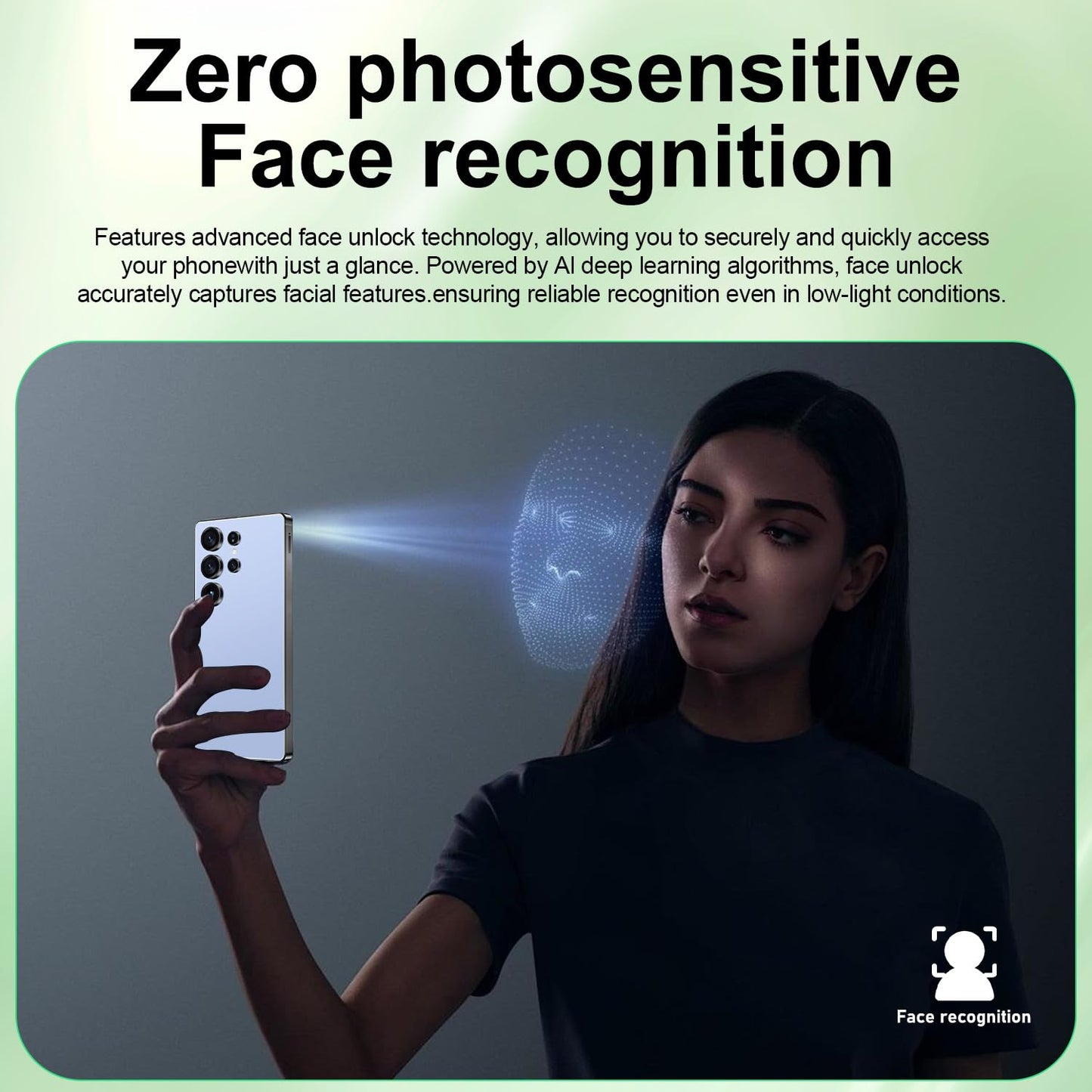 MMY I25 Ultra Unlocked Phone Built In Pen 6.99in 16GB 512GB Android 14 5G Green