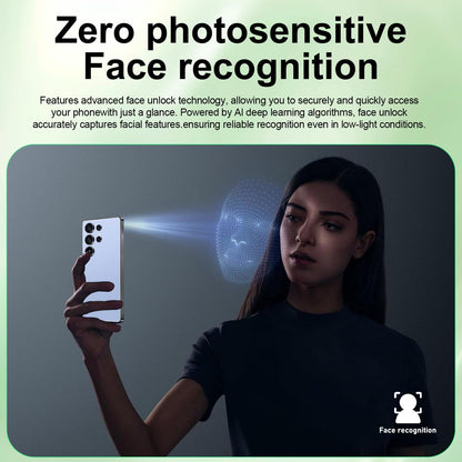 MMY I25 Ultra Unlocked Phone Built In Pen 6.99in 16GB 512GB Android 14 5G Green