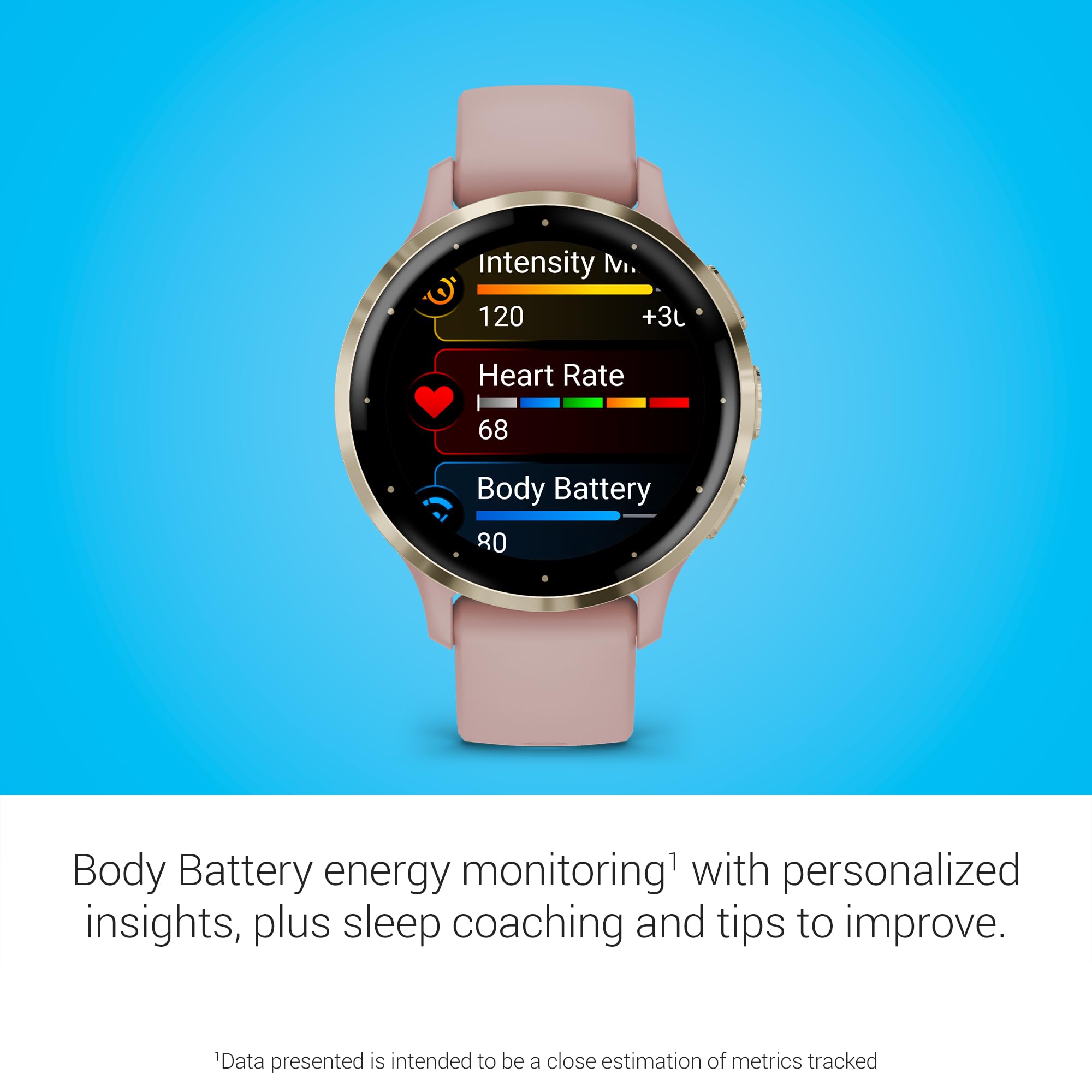 Garmin Venu 3S Smartwatch AMOLED Display Long Battery Life