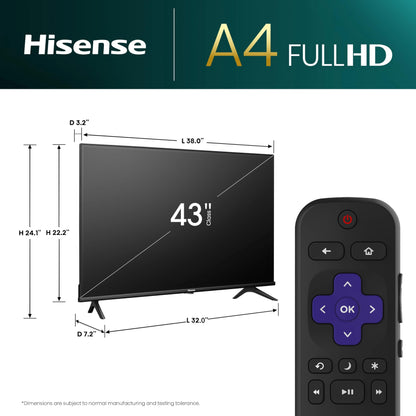 Hisense 32 Inch Smart Roku TV with Dolby Audio