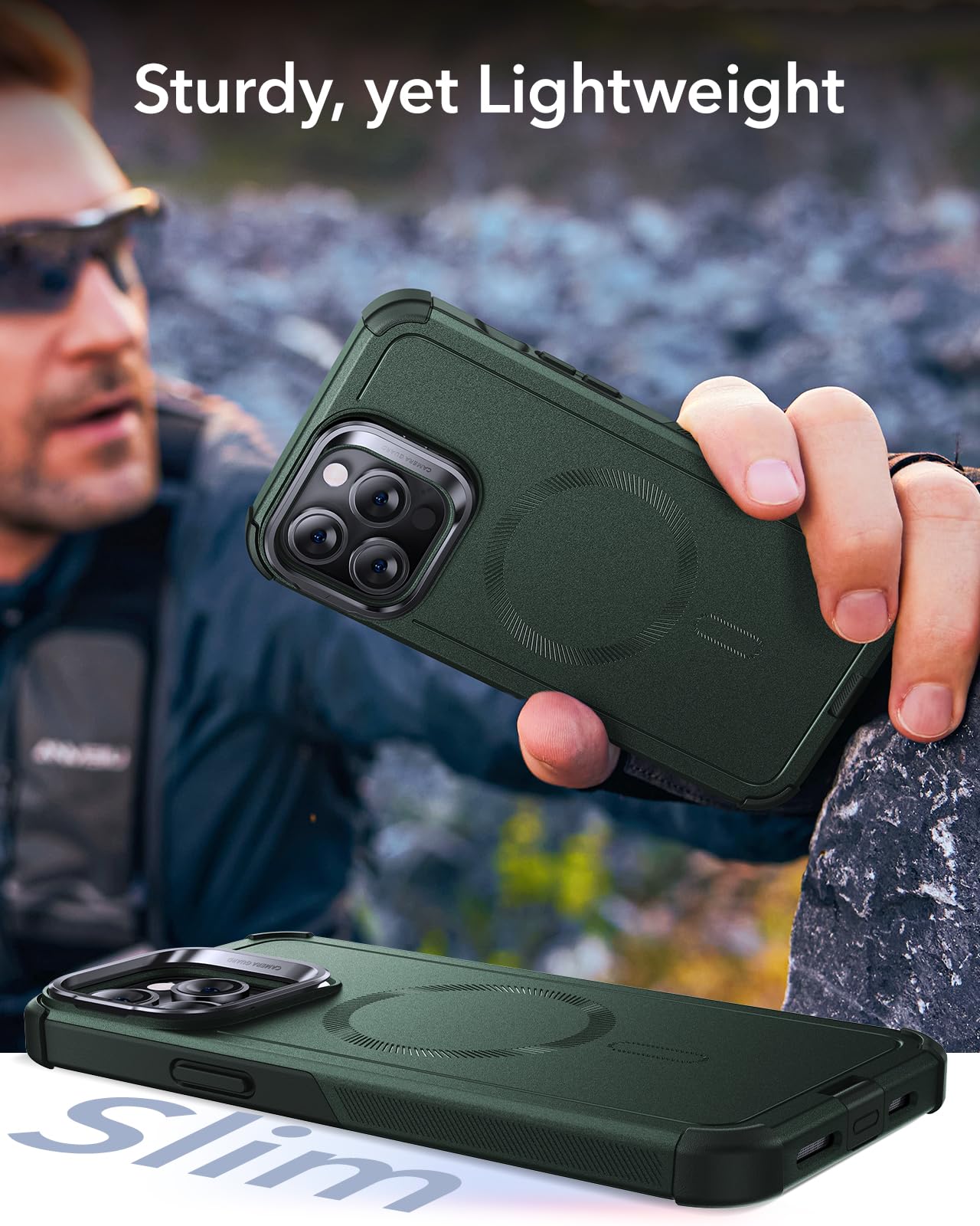 ESR iPhone 16 Pro Case with Military-Grade Protection