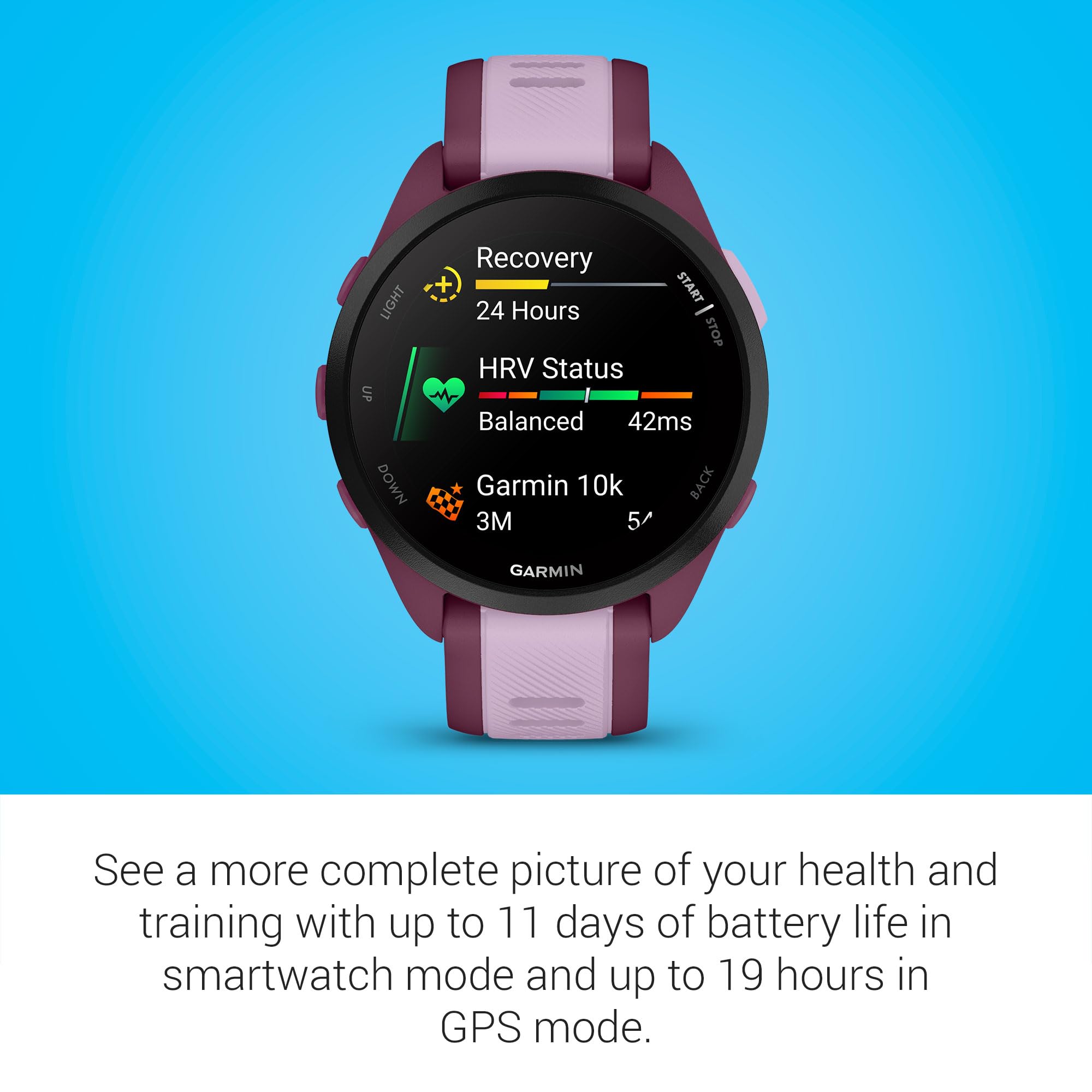 Garmin Forerunner 165 Running Smartwatch With AMOLED Display