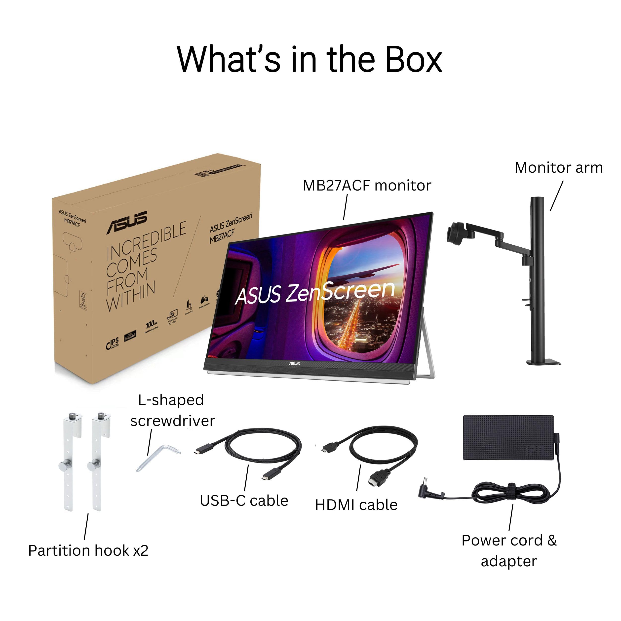 ASUS ZenScreen 15.6 Inch Portable Monitor for Travel
