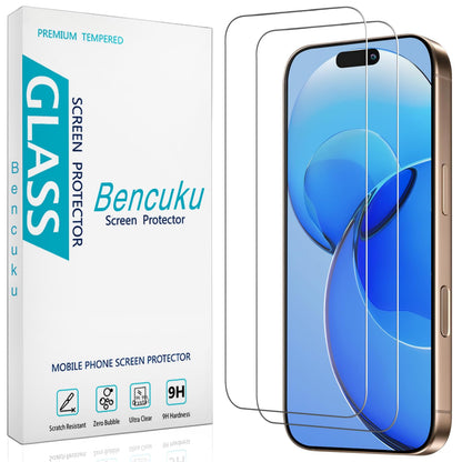 2 Pack iPhone 16 Pro Max 6.9 Inch Tempered Glass Screen Protector Full Coverage