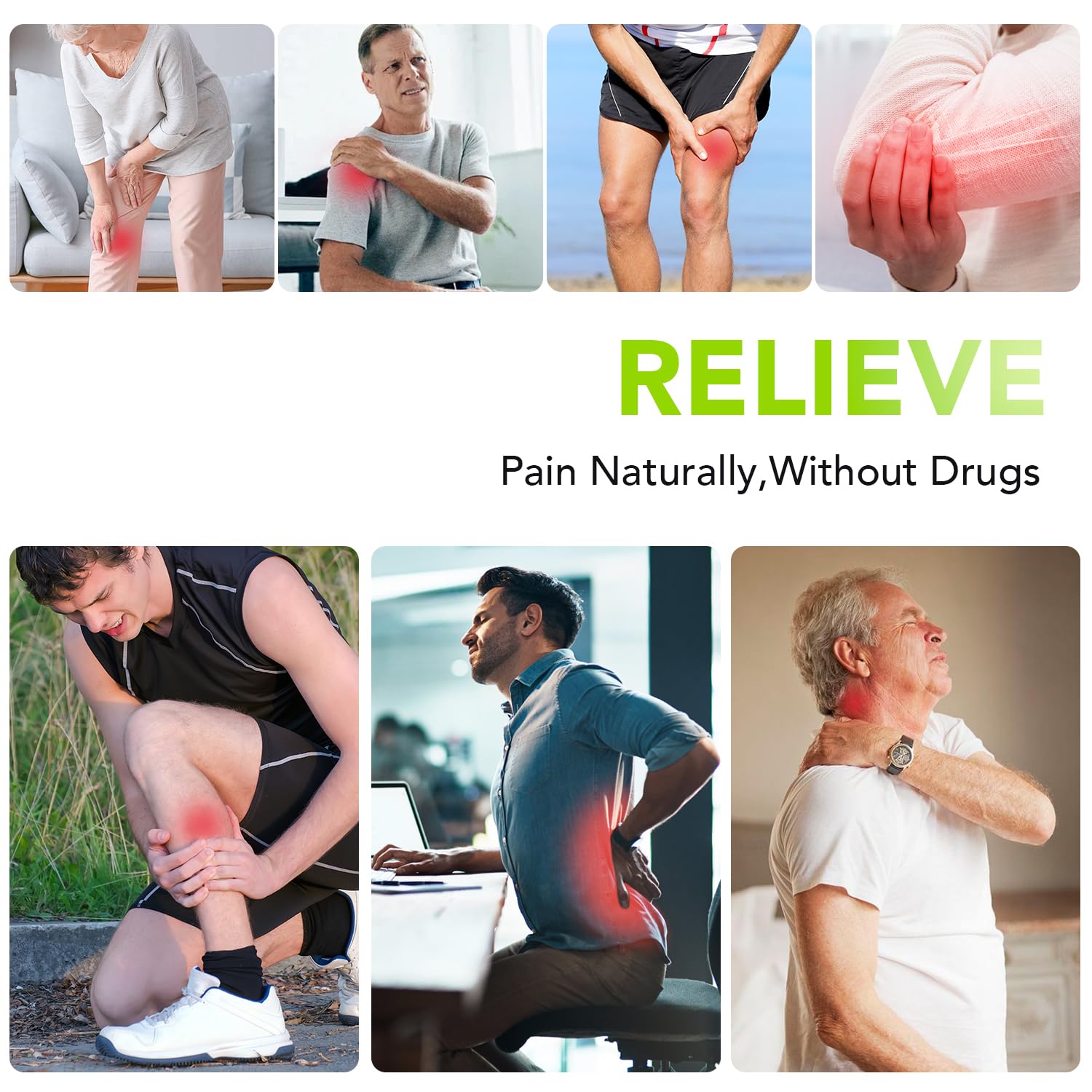 Dual Channel TENS EMS Unit for Pain Relief