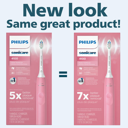 Philips Sonicare 4100 Electric Toothbrush for Superior Plaque Removal