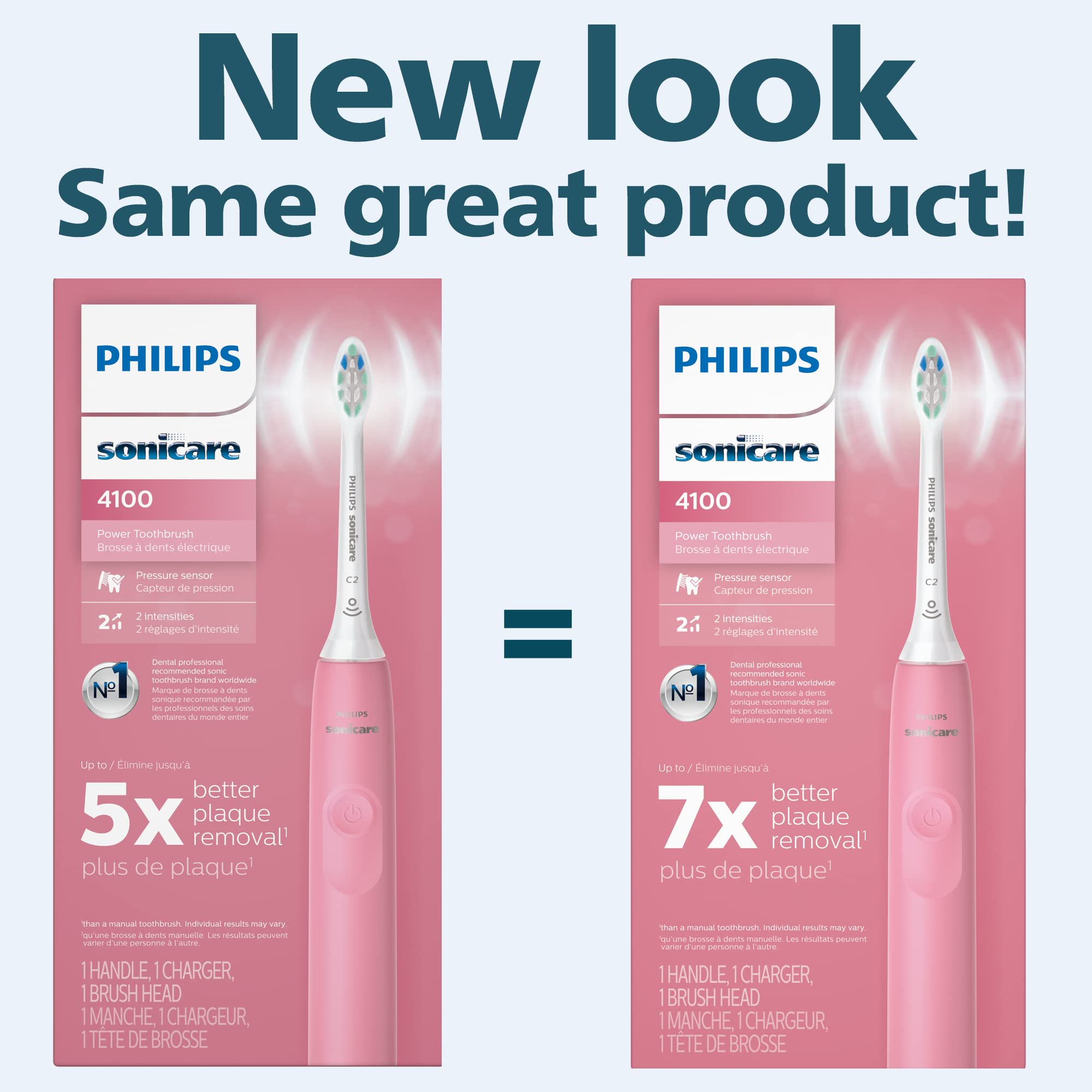 Philips Sonicare 4100 Electric Toothbrush for Superior Plaque Removal