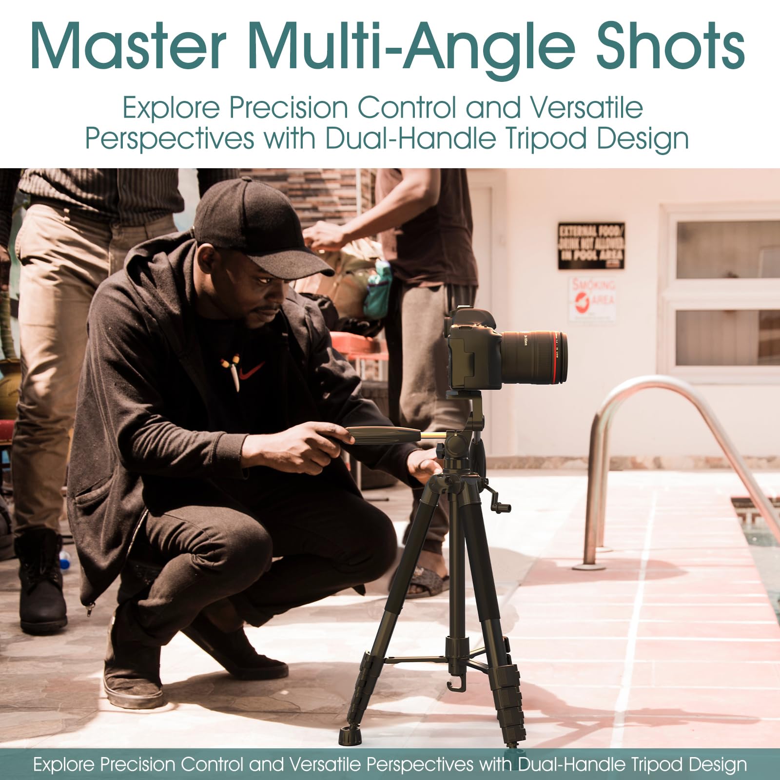 UBeesize 74 Inch Heavy Duty Tripod With Phone Holder