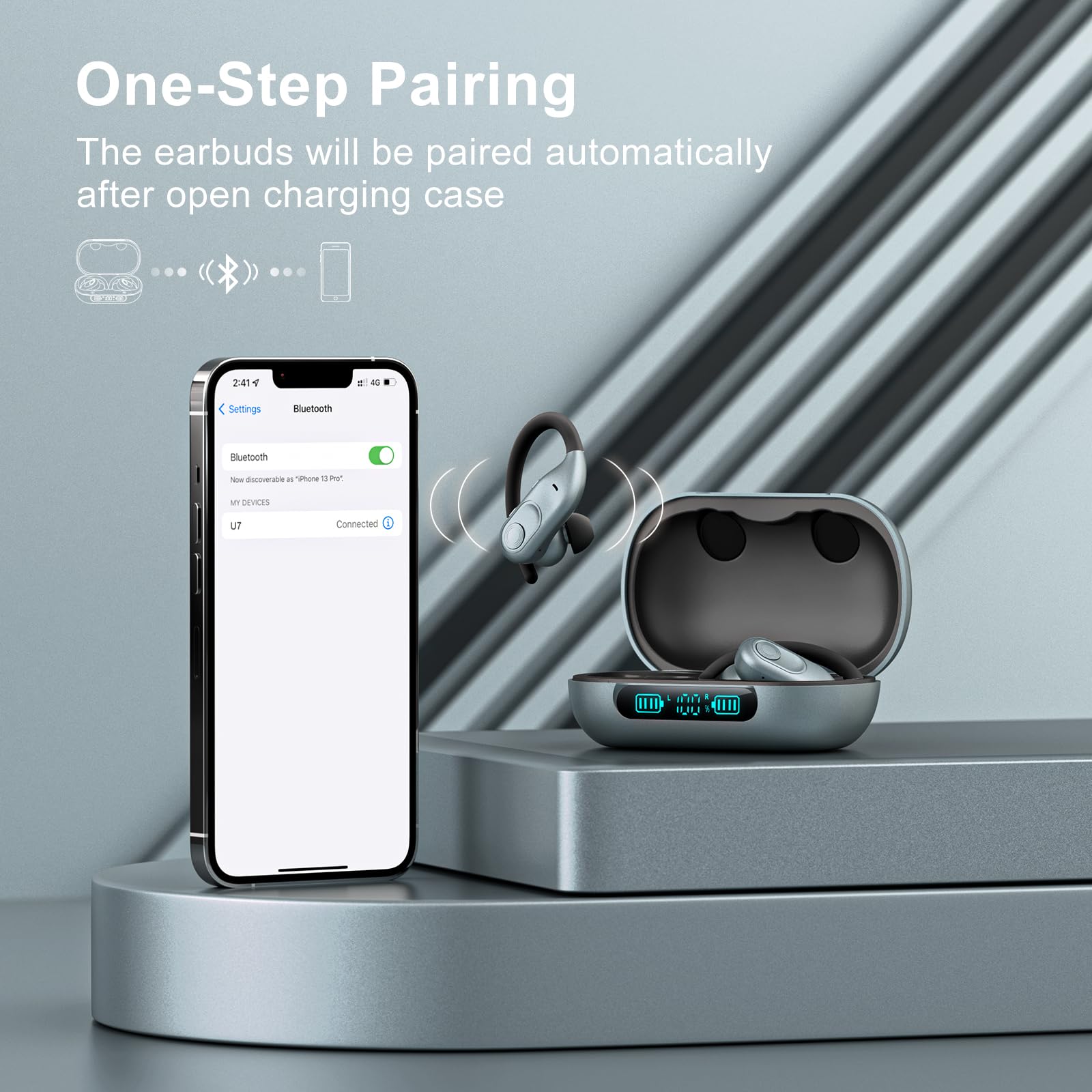 Wireless Earbuds with 130 Hours Playtime and Hi-Fi Sound