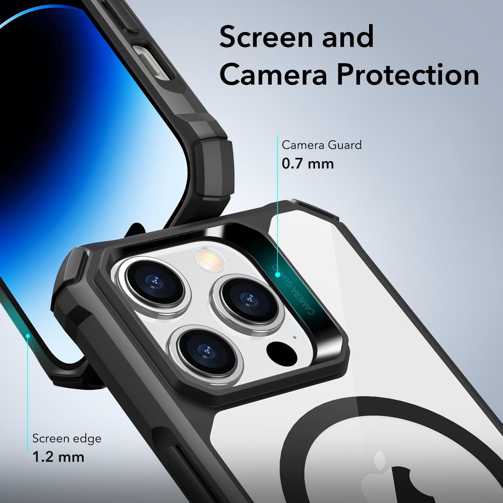 Military-Grade Clear Case for iPhone 14 and 13