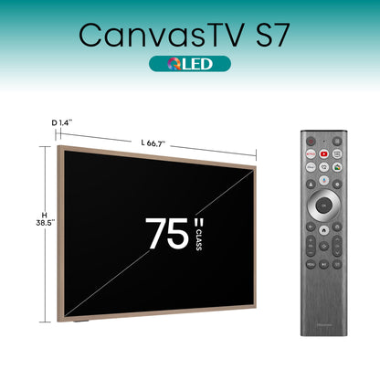 Hisense 65 Inch QLED Smart TV With Art Mode