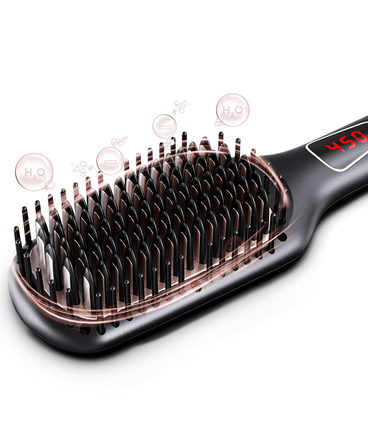 Megawise Pro Ceramic Ionic Hair Straightener Brush