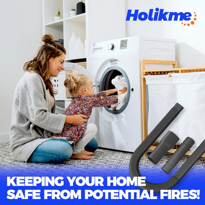 Holikme Dryer Vent Cleaning Kit Blue Lint Vacuum Attachment