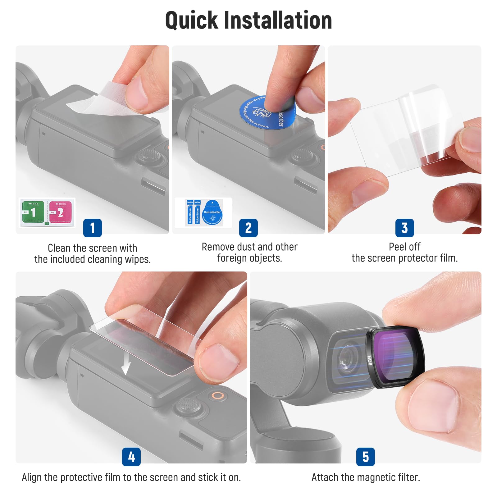 Neewer HD CPL ND Filter Kit for DJI OSMO Pocket