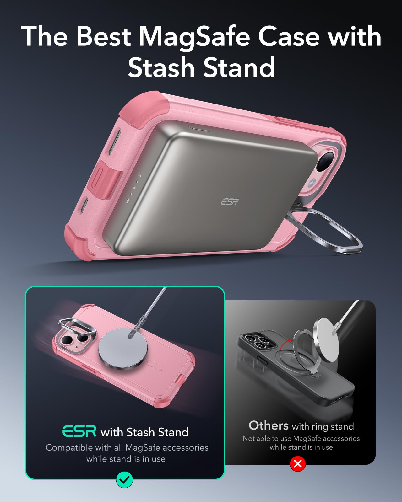 ESR iPhone 16 Pro Case with Military-Grade Protection