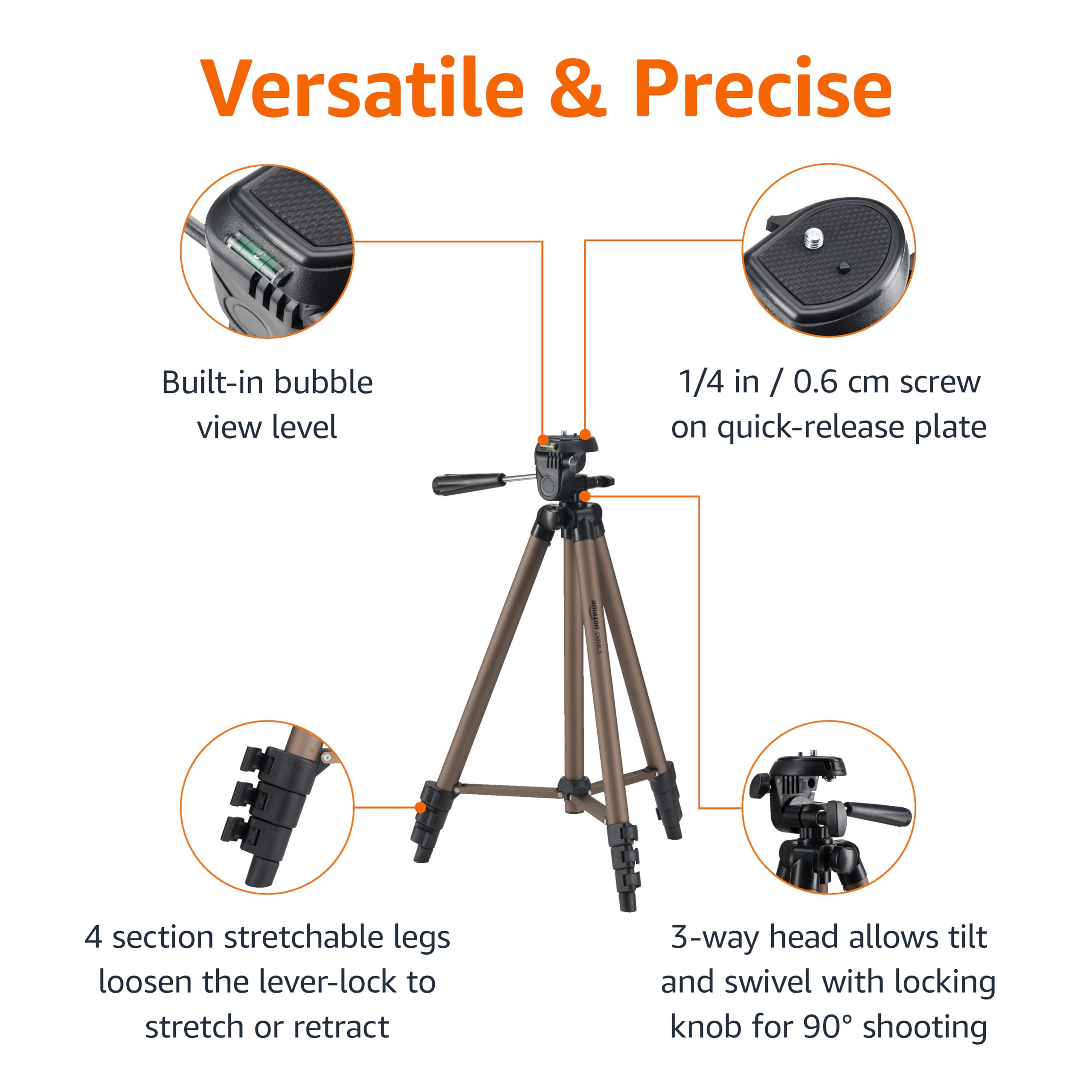 Lightweight Portable Tripod Stand for Travel Photography