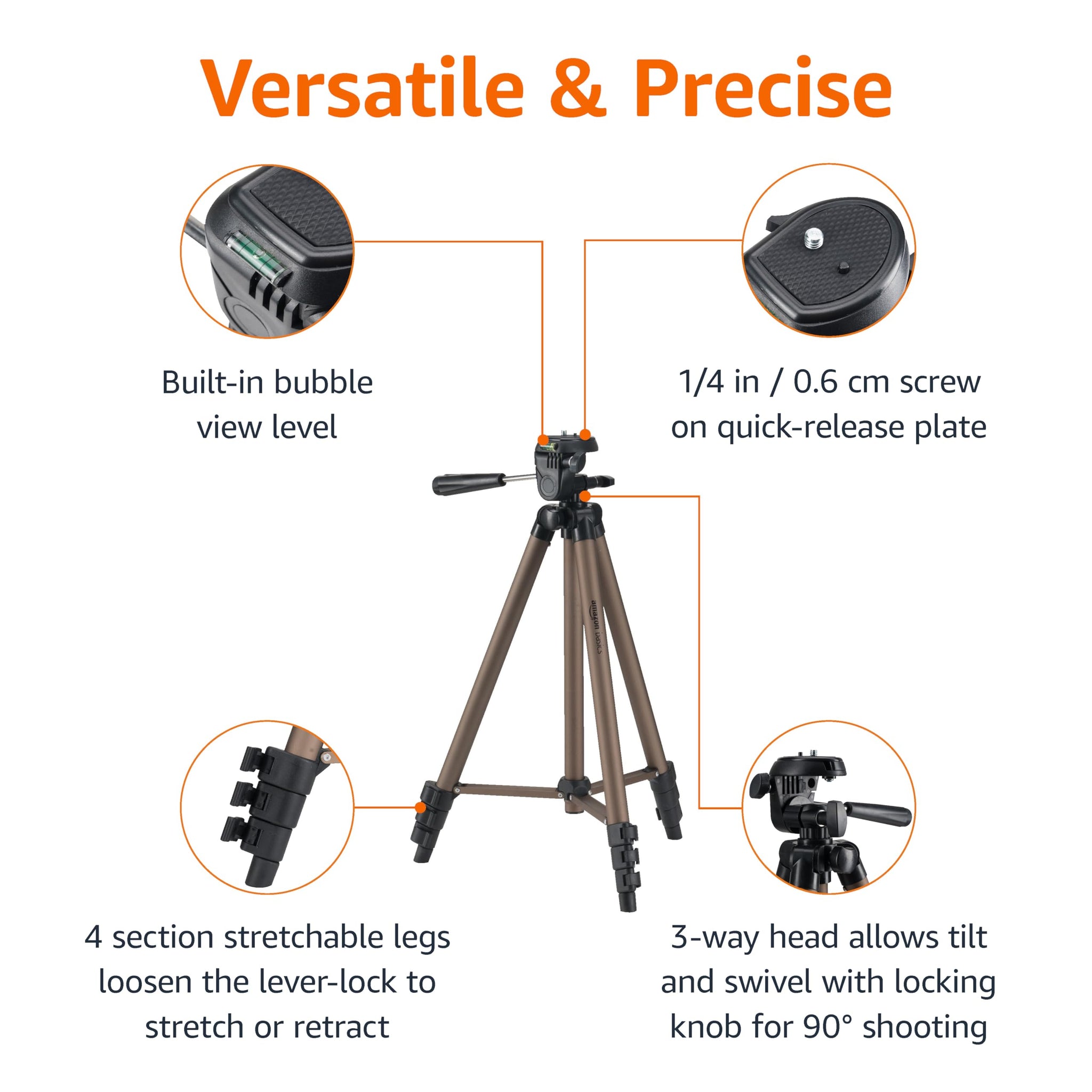 Lightweight Portable Tripod Stand for Travel Photography