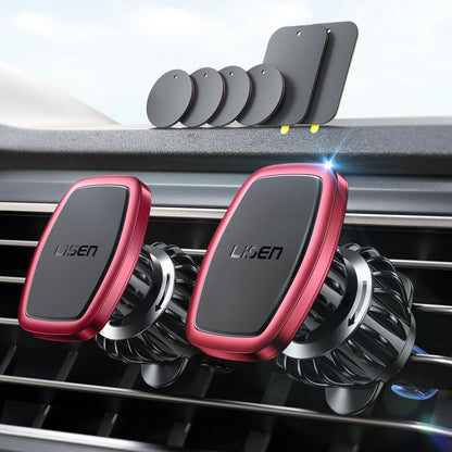 Lisen 2 Pack Magnetic Car Phone Mount For Vent 6 Magnets