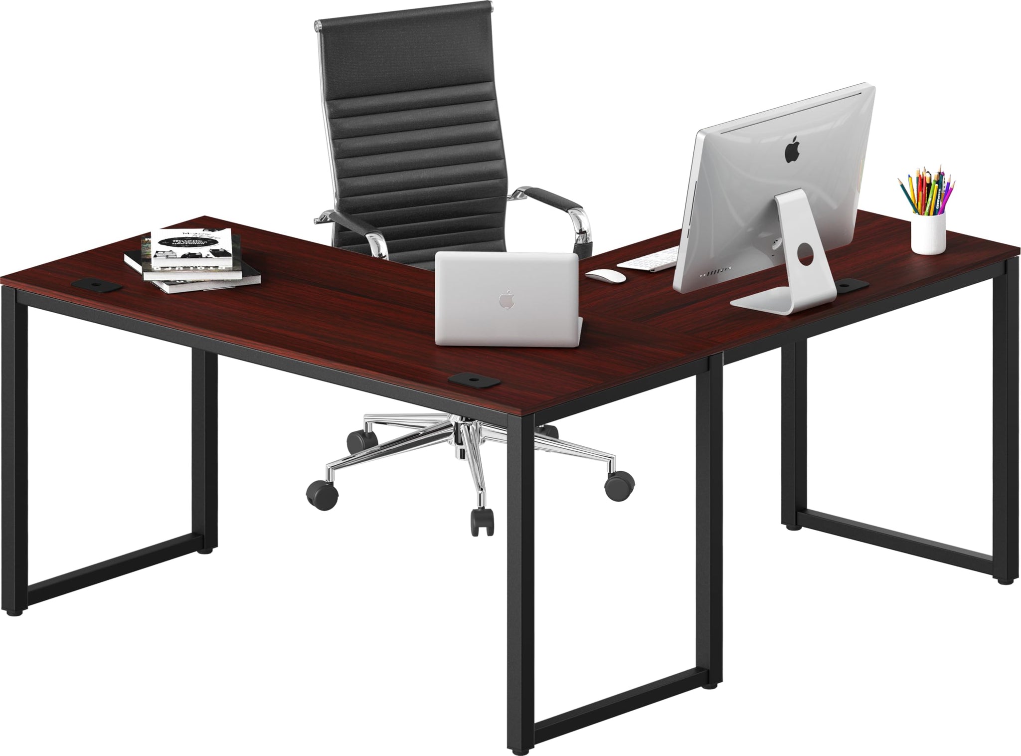 Commercial-Grade L-Shape Corner Desk for Efficient Workspaces