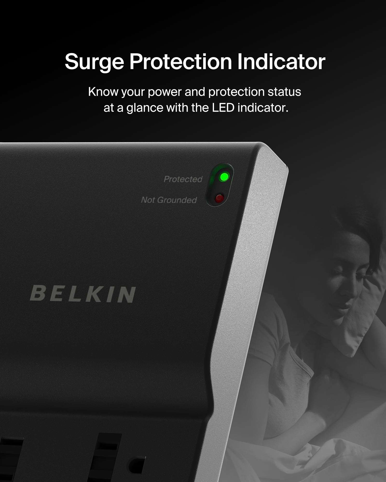 Belkin Power Strip Surge Protector 8 Outlets 3550 Joules