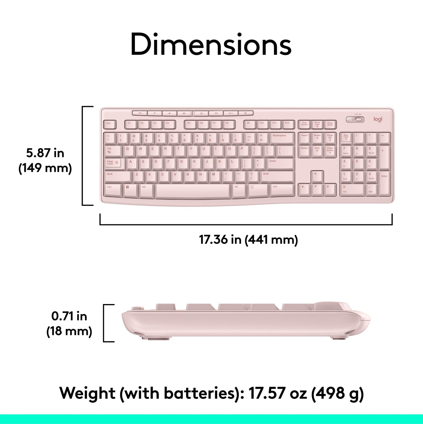 Logitech MK270 Wireless Keyboard and Mouse Combo for Easy Computing