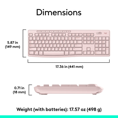Logitech MK270 Wireless Keyboard and Mouse Combo for Easy Computing