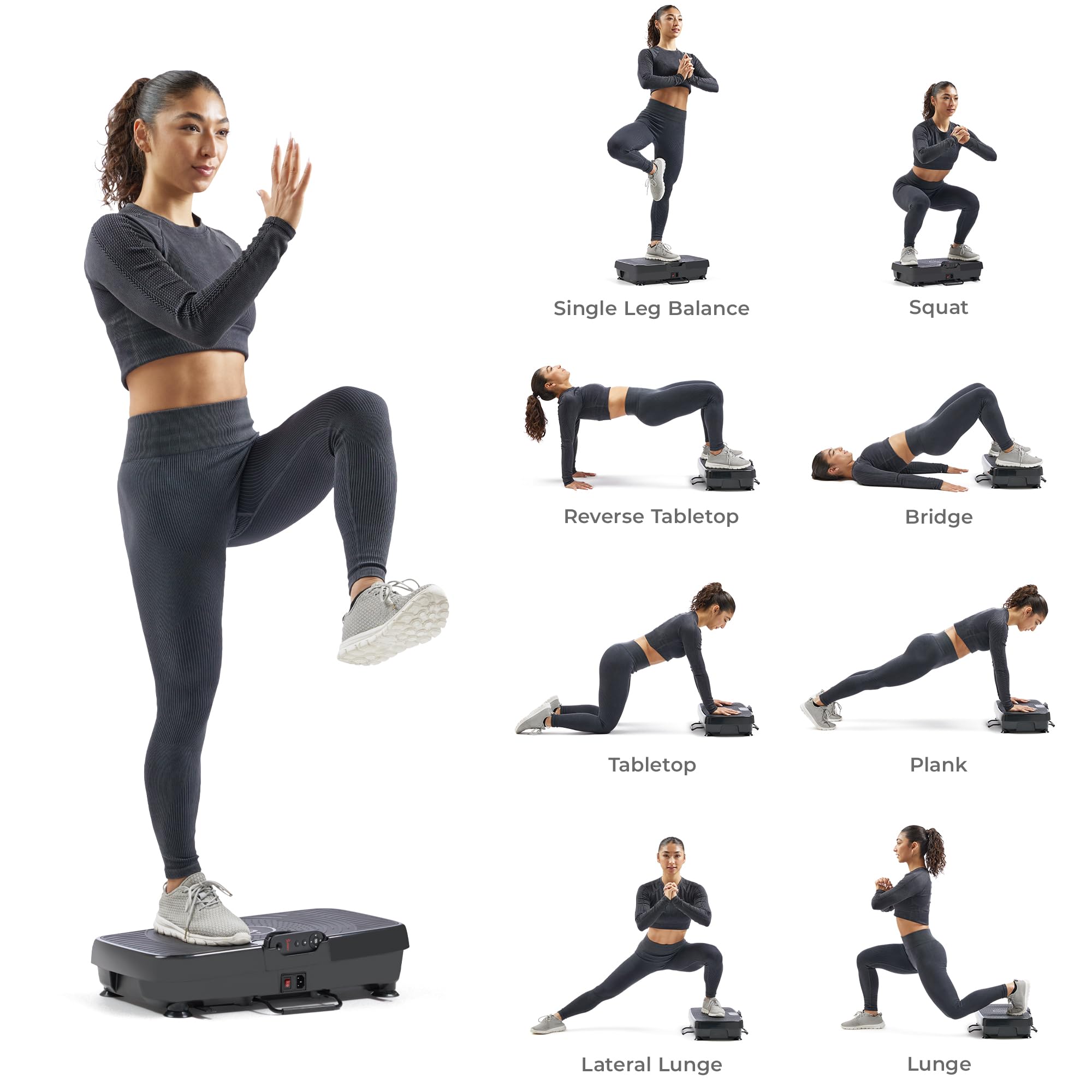 Sunny Health and Fitness Vibration Plate for Weight Loss