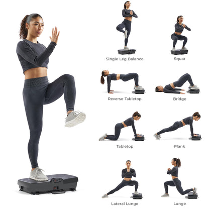 Sunny Health and Fitness Vibration Plate for Weight Loss