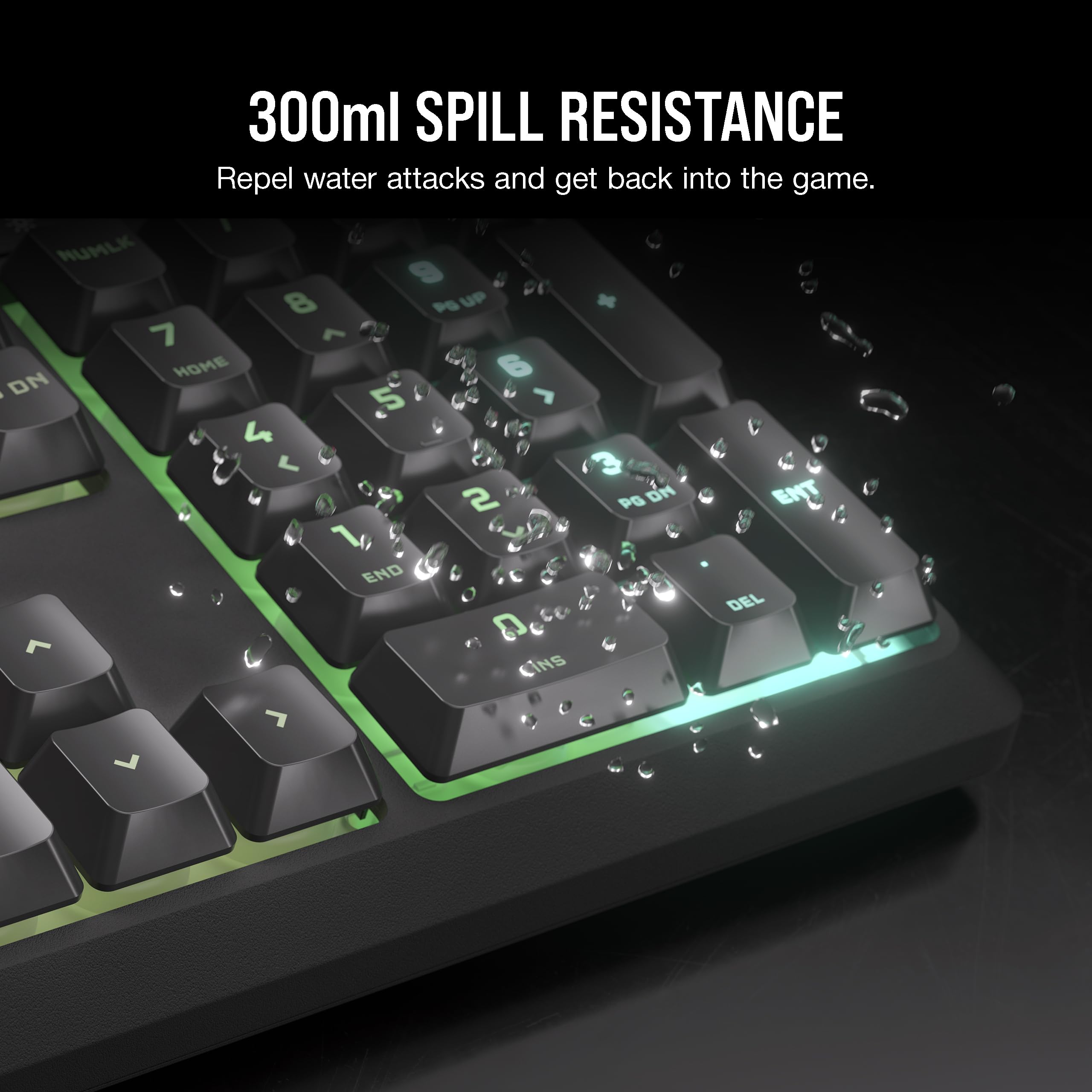 Corsair K55 RGB Pro Gaming Keyboard with Macro Keys