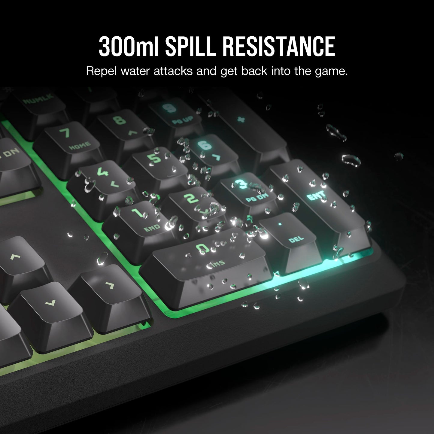 Corsair K55 RGB Pro Gaming Keyboard with Macro Keys