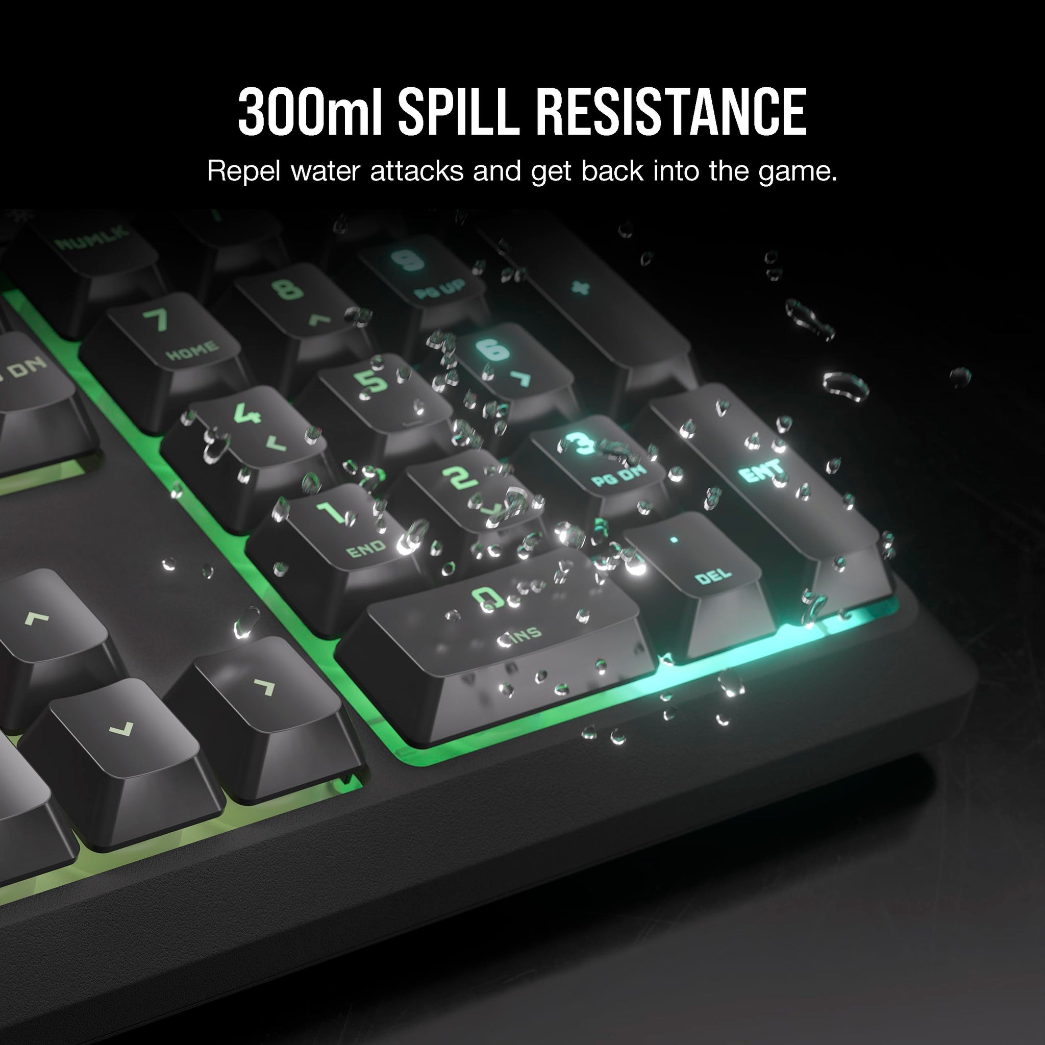 Corsair K55 RGB Pro Gaming Keyboard with Macro Keys