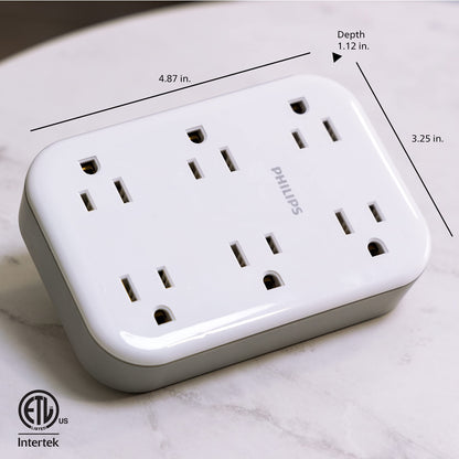 Philips EZFit 3 Outlet Surge Tap With USB Charging Now