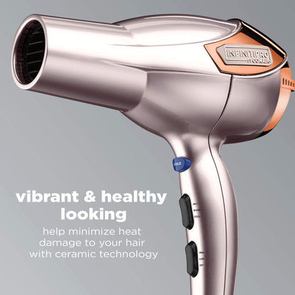 InfinitiPRO Hair Dryer With Diffuser For Faster Drying