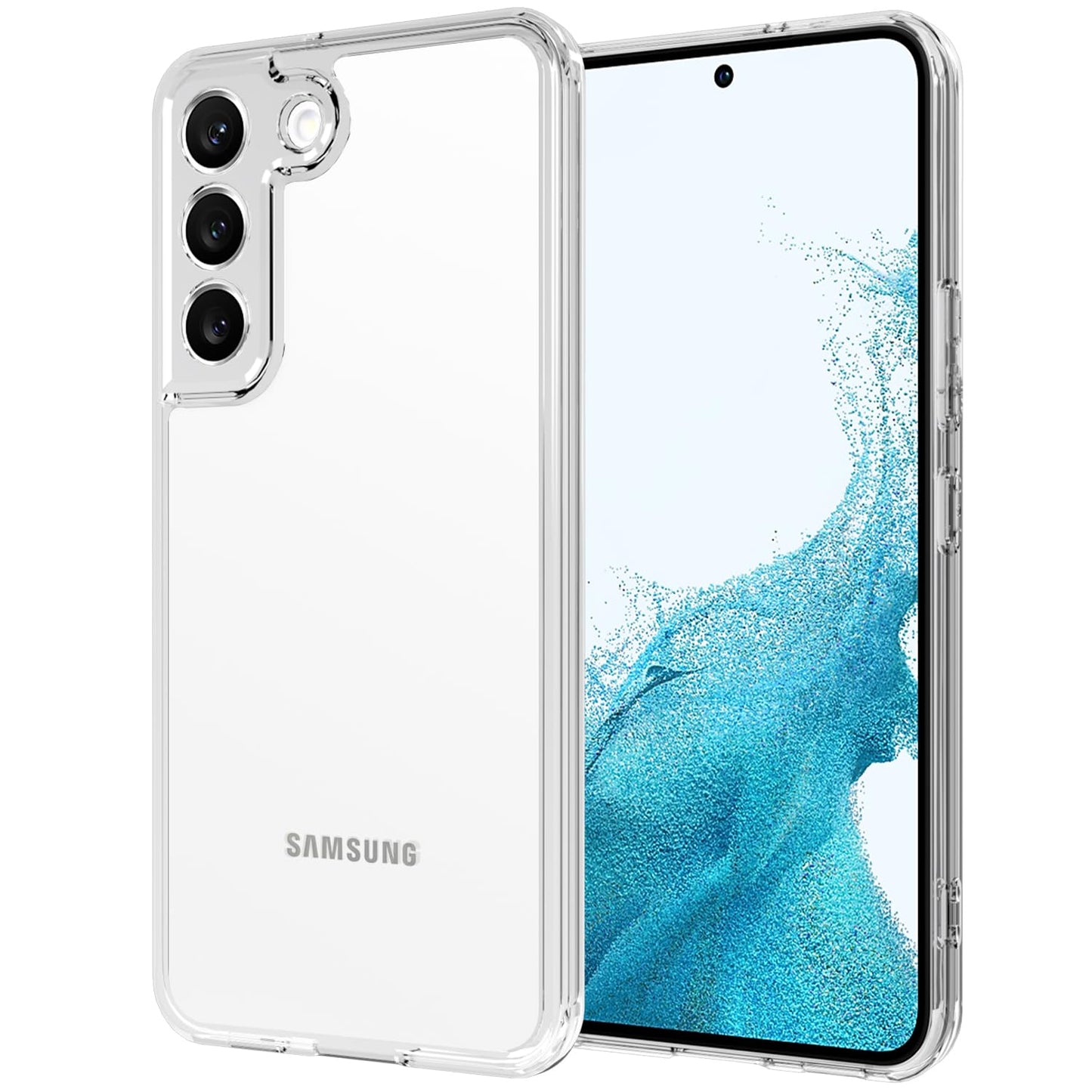 Tenoc Clear Case For Samsung Galaxy S22 6 Inch Non Yellowing Protective Bumper