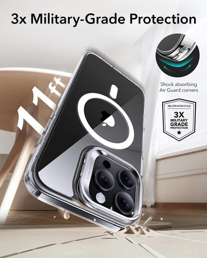 Military-Grade Clear Case for iPhone 16 Pro Max