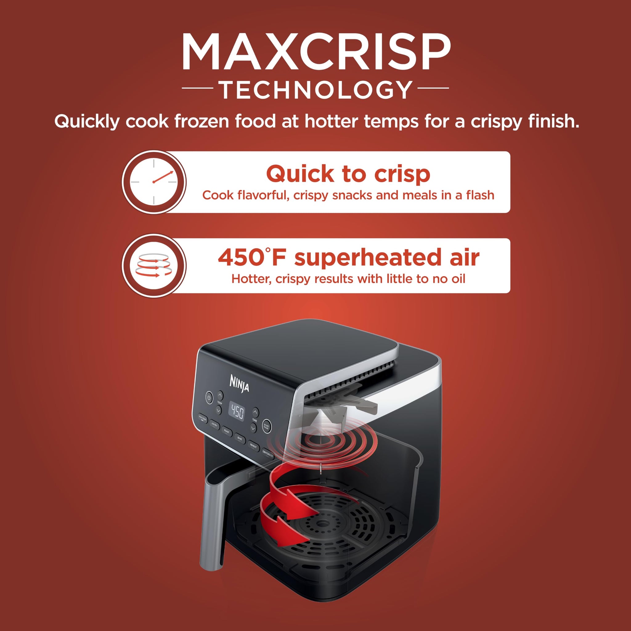 Ninja Air Fryer Pro 4 in 1 with Healthy Crisping Technology