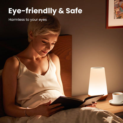 THAUSDAS Dimmable Touch Night Light RGB Colors For Bedroom