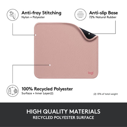 Logitech Studio Series Mouse Pad with Anti-Slip Base