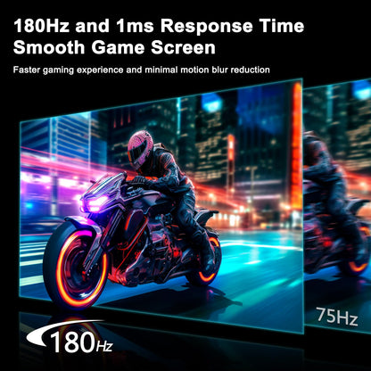 Sansui 27 Inch WQHD Gaming Monitor 180Hz 1ms DP HDMI HDR
